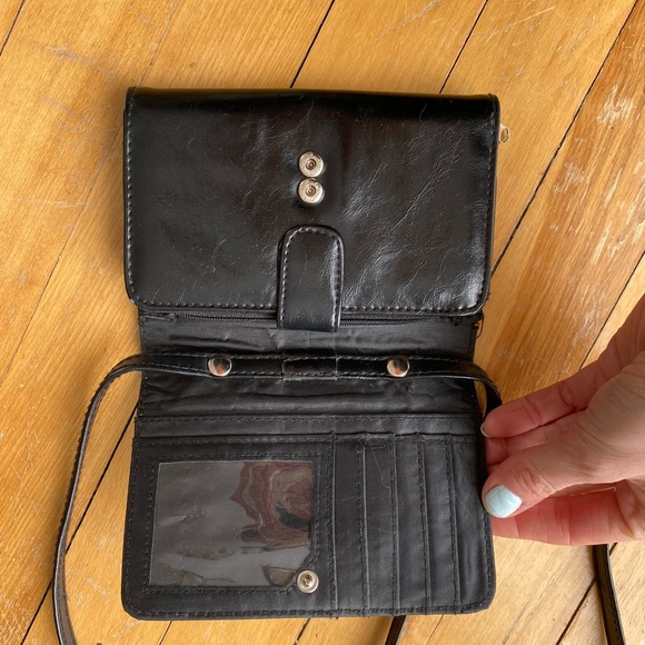 Small black leather purse - Picture 6 of 7